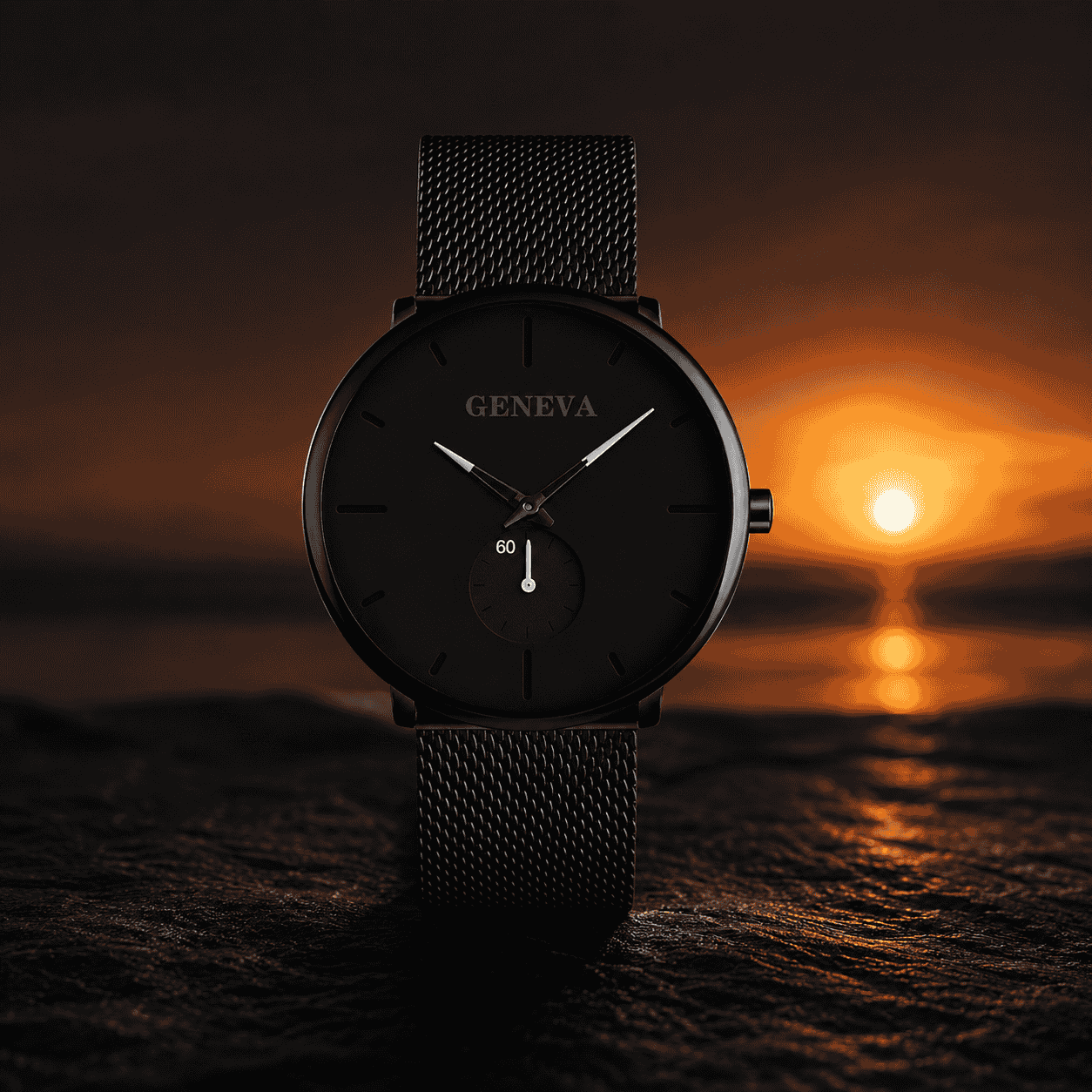 Fashion Casual Geneva Mens Watch Quartz Stainless Steel Brand Wristwatch Analog Watches Wrist