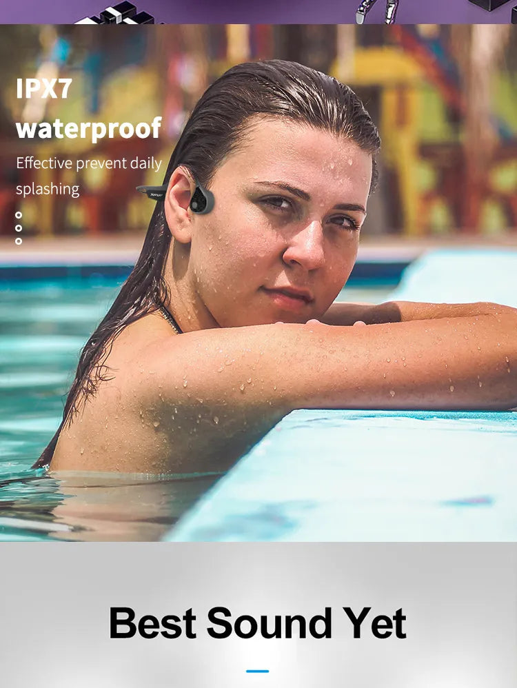 Bone Conduction Bluetooth Headset Sports Wireless Headset
