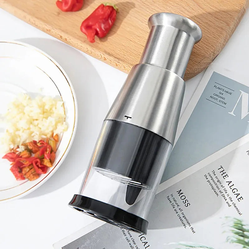 Garlic Crusher Onion Chopper Multipeler Vegetables Chopper Manual Garlic Press Machine Garlic Squeezer Kitchen Gadget