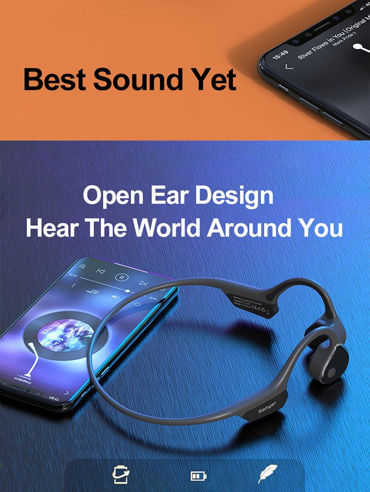 Bone Conduction Bluetooth Headset Sports Wireless Headset