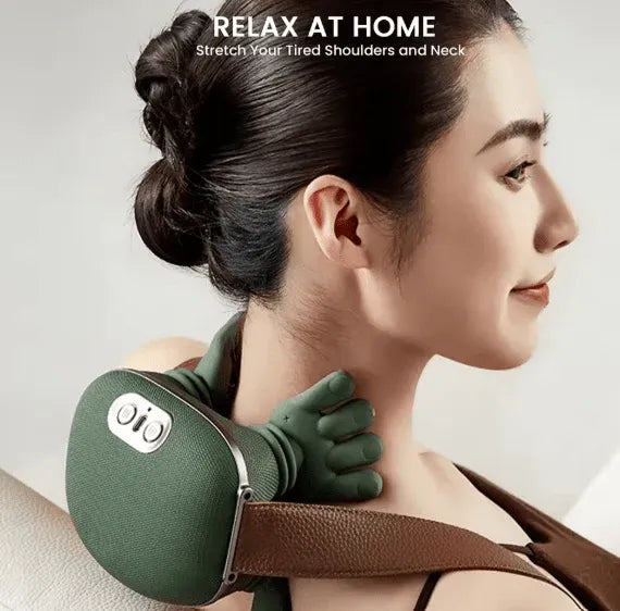 💆‍♂️ Shoulder & Neck Massager – Deep Kneading Relief✨