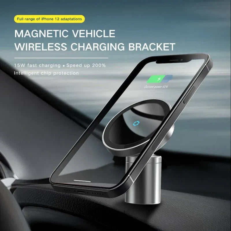 15W Car Magnetic Wireless Charger 🚗🧲